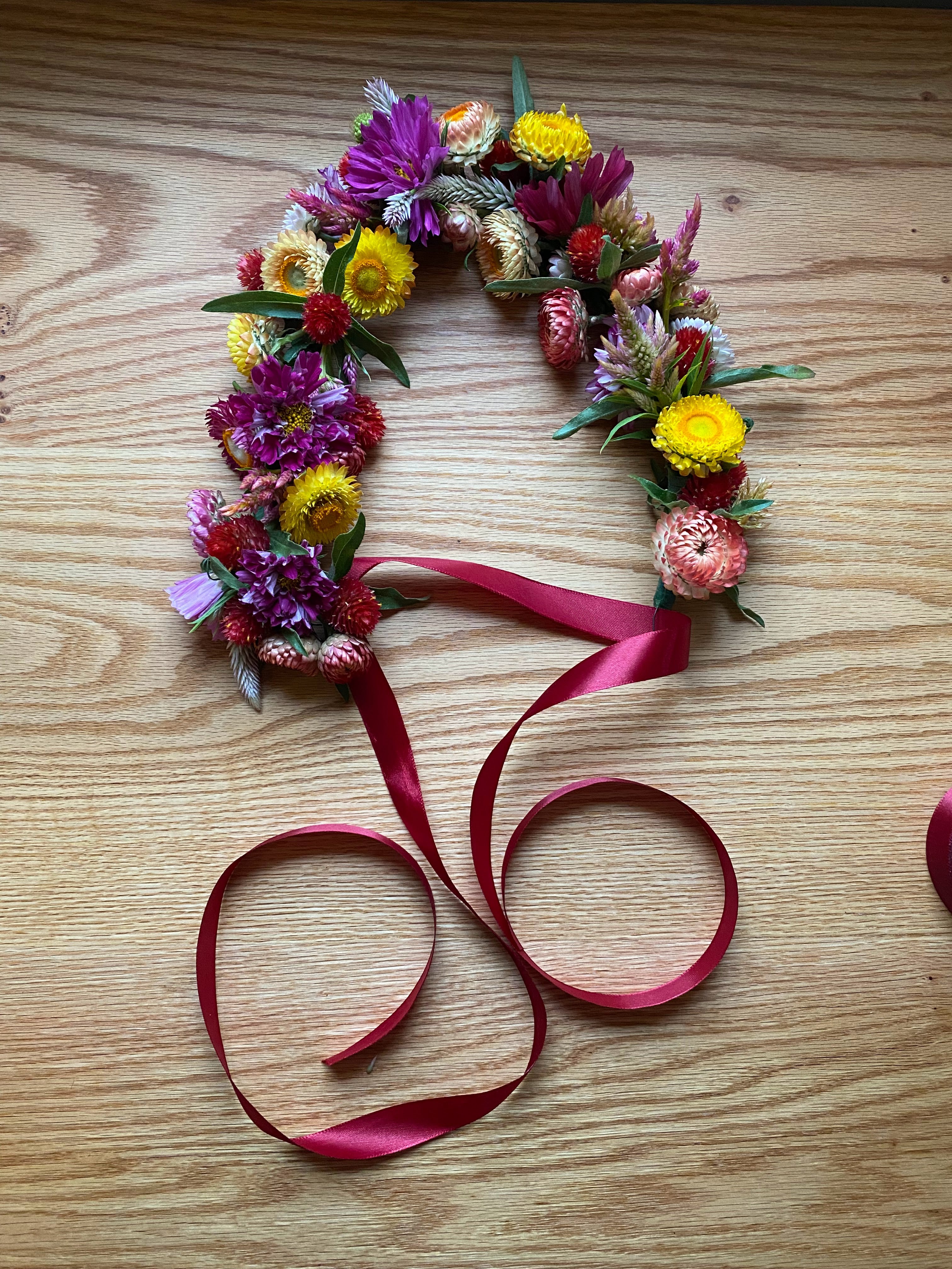 Fresh-to-Dry Flower Crowns with Faye Forman - 8/23 - 10:30 AM
