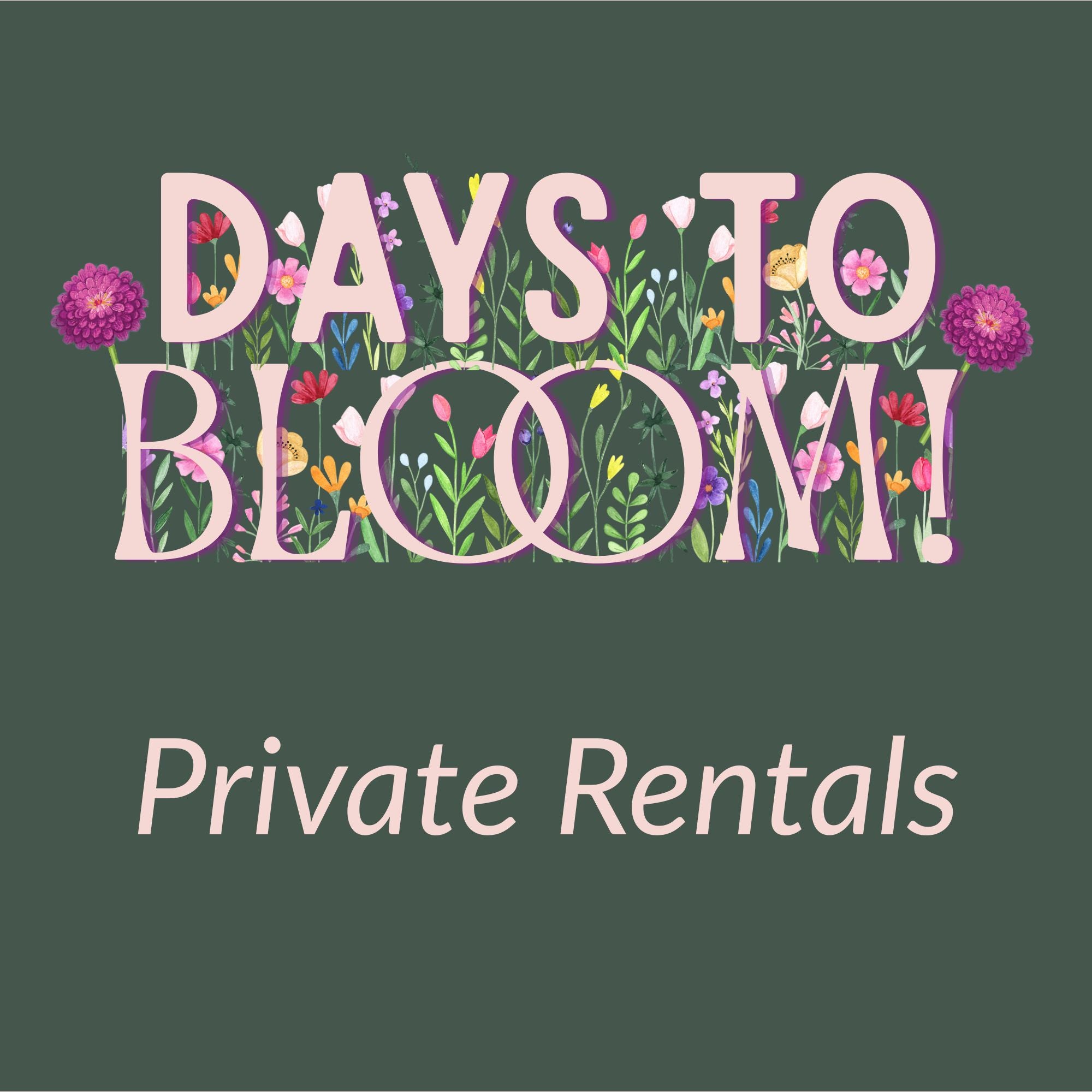 Private Rental of our Gardens