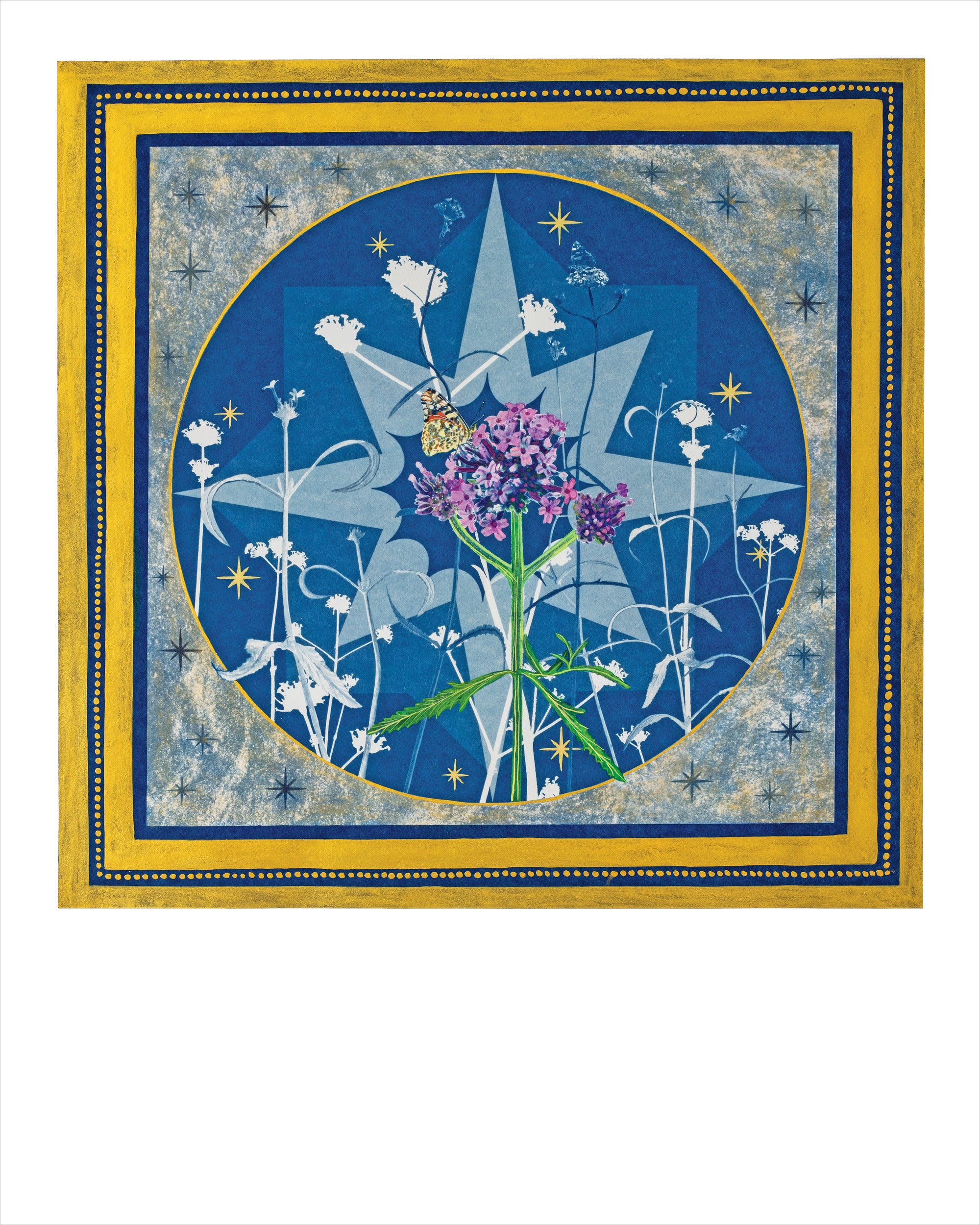 Purpletop Vervain Fine Art Poster