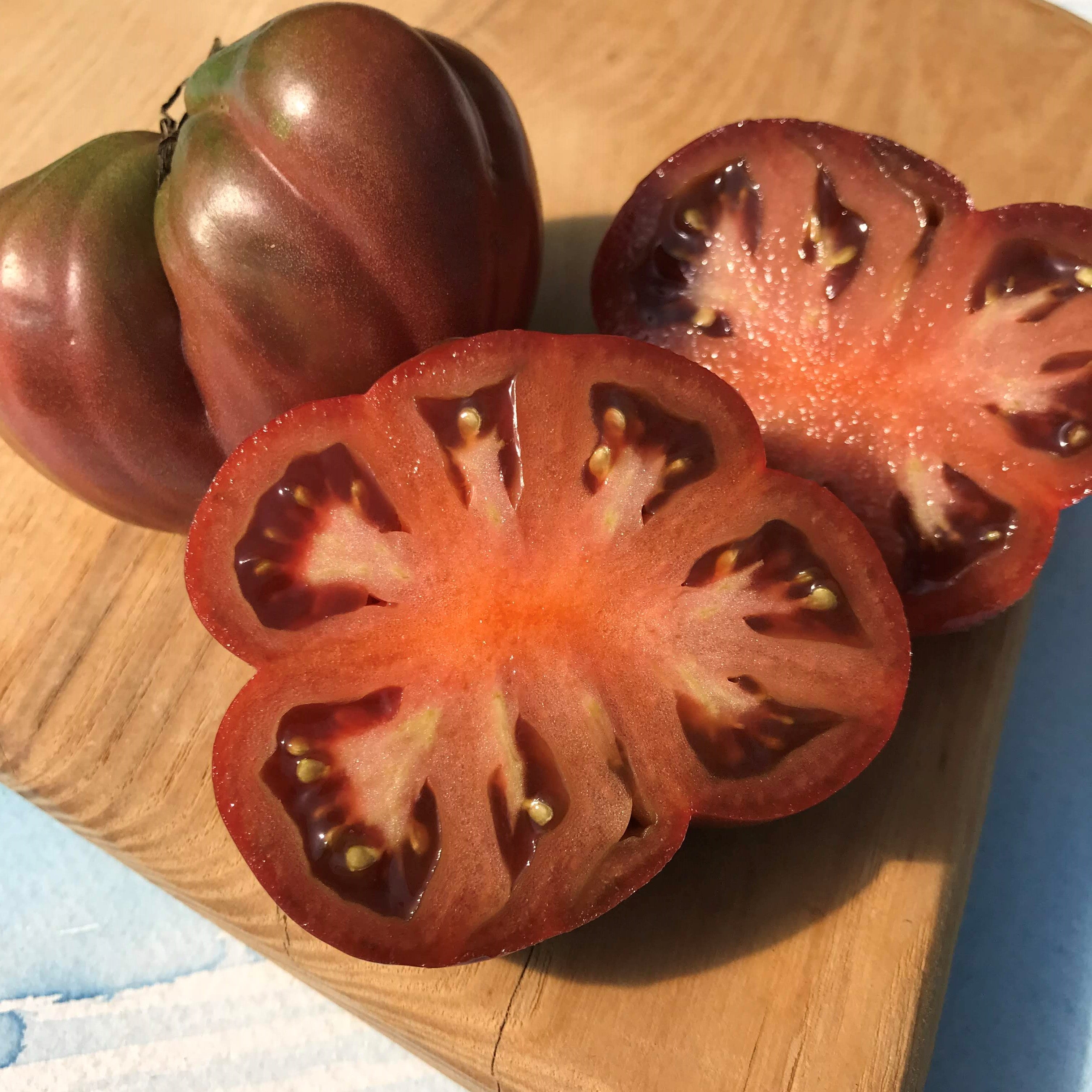 purple heart plant seeds Purple Heart Tomato Organic Seeds 75 Seeds / Organic