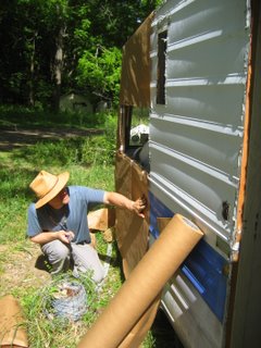 Michael transforming our 1969 Aristocrat Lowliner into Seeds On Wheels.