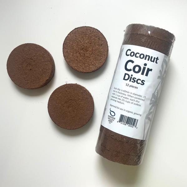 Coir Discs - Set of 12 – Hudson Valley Seed Company