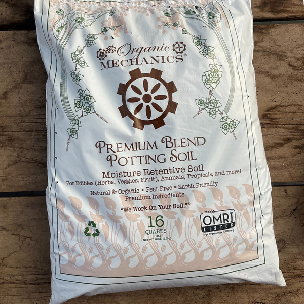 harvest organics potting mix ingredients Organic Mechanics Premium Blend Potting Soil