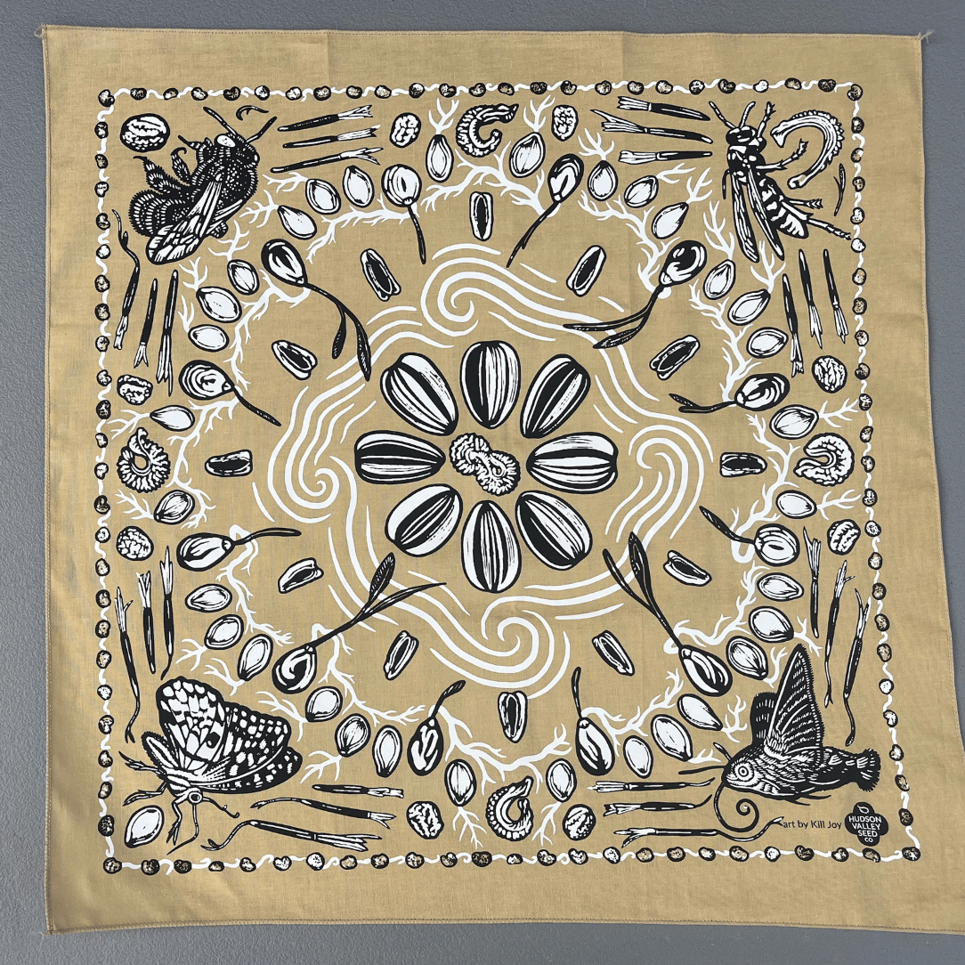 Seeds and Pollinators Bandana