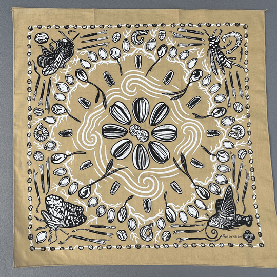 Seeds and Pollinators Bandana