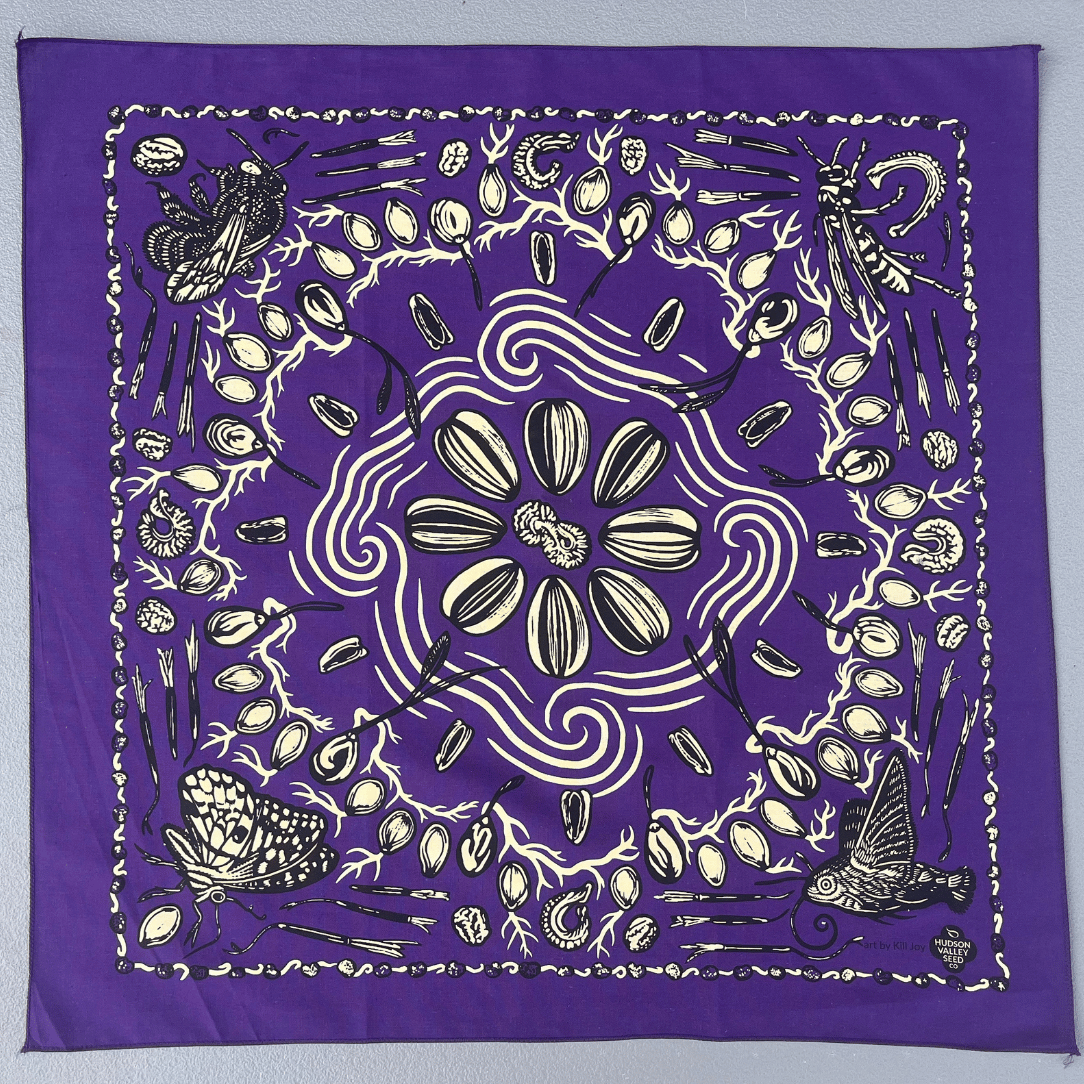 Seeds and Pollinators Bandana