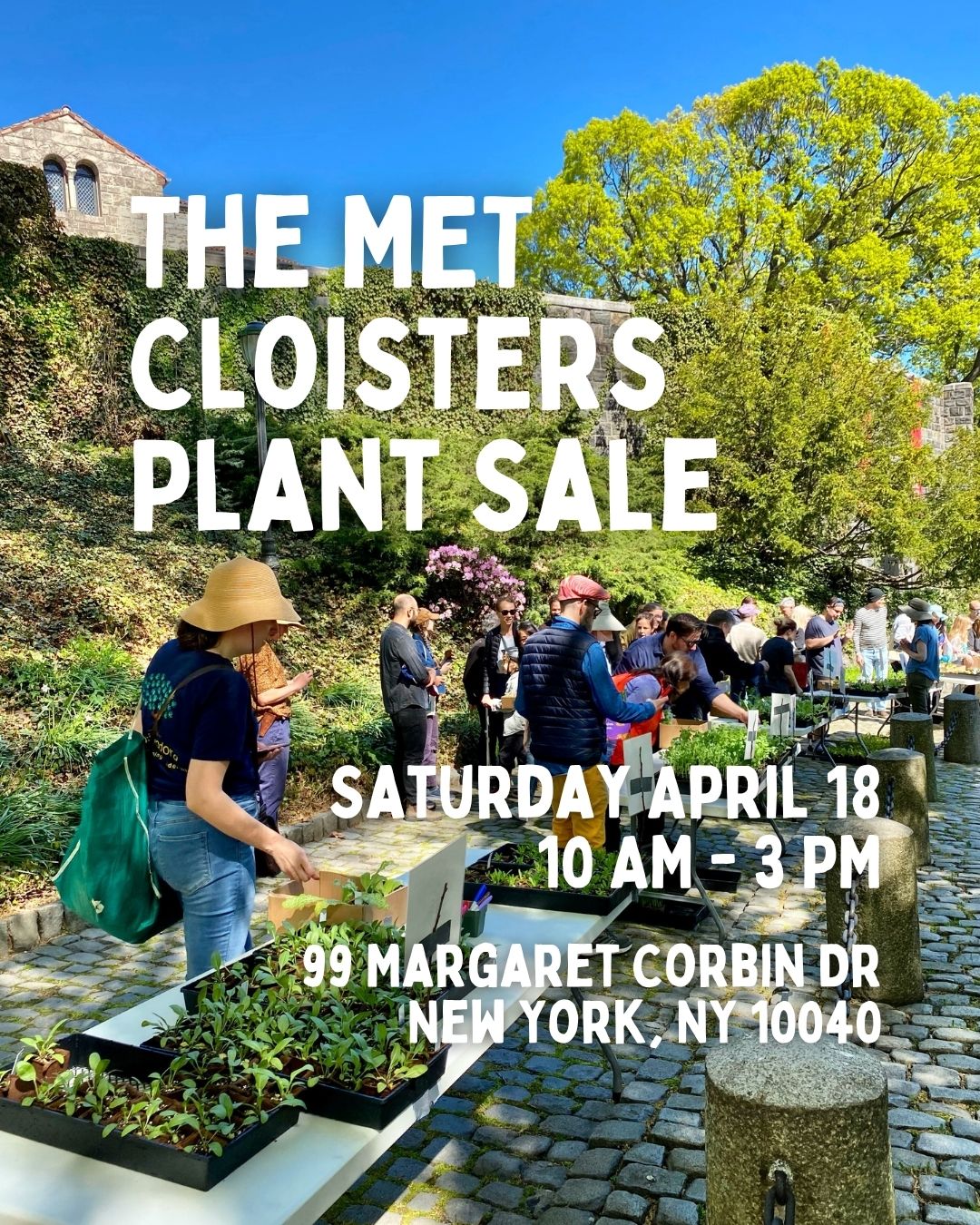 NYC Plant Sale at The Met Cloisters 4/18/26