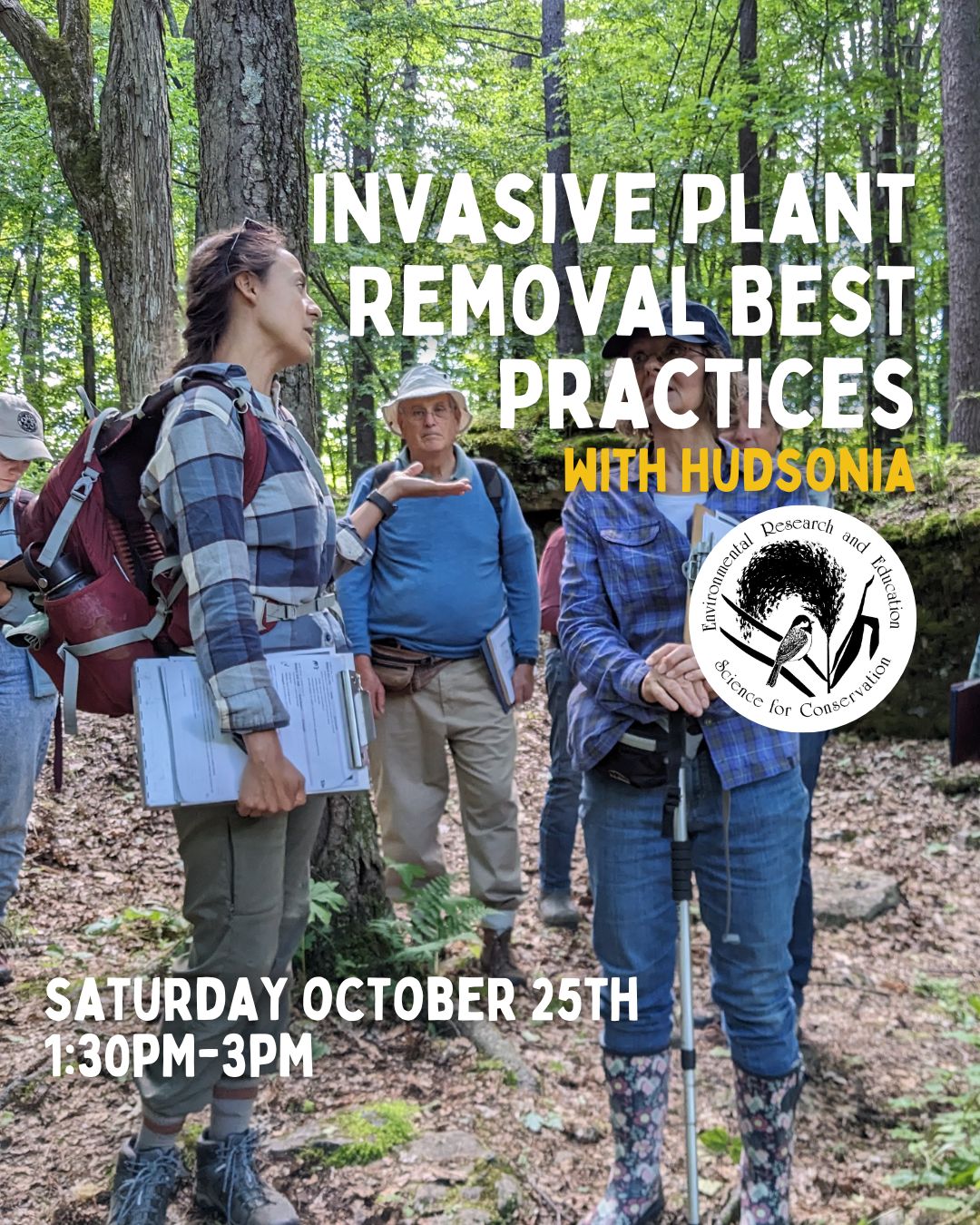 Invasive Plant Removal Best Practices with Hudsonia 10/25