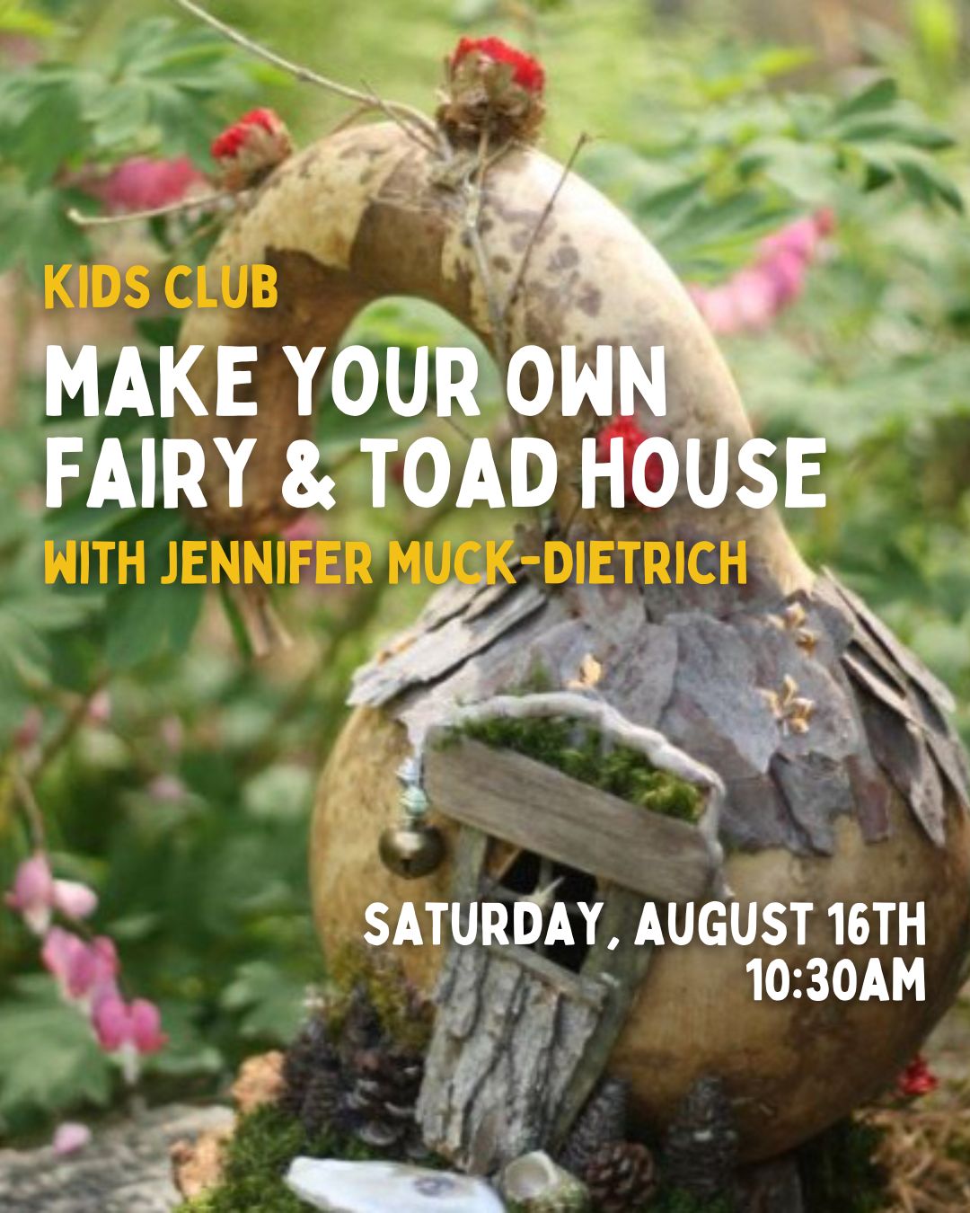 Fairy & Toad Houses - KID&