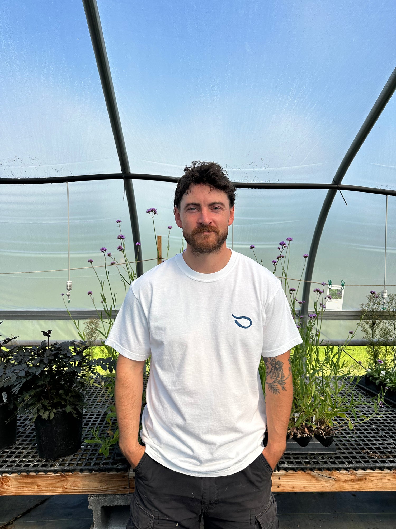 Hudson Valley Seed Co Logo T-Shirt [White]