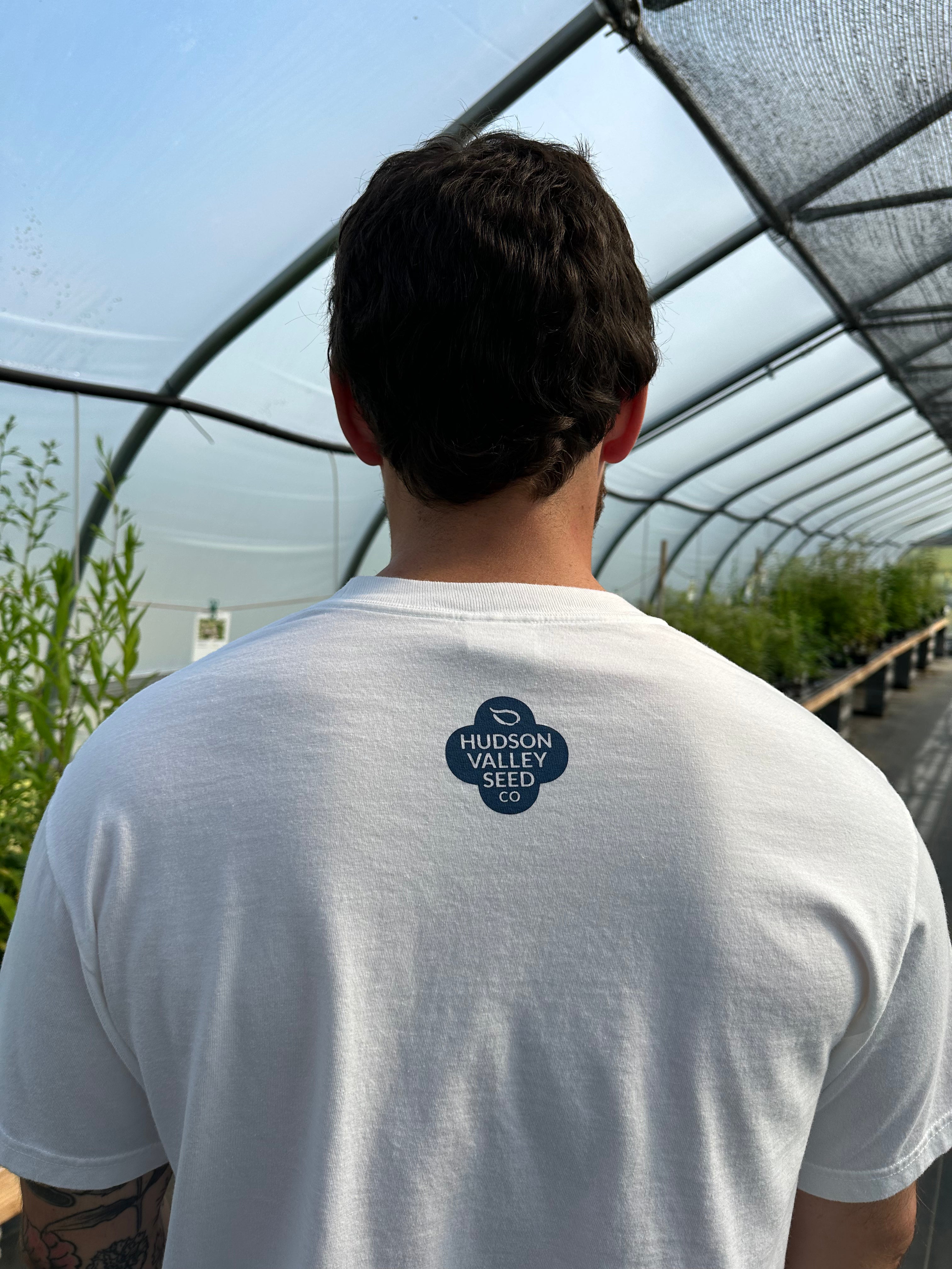 Hudson Valley Seed Co Logo T-Shirt [White]