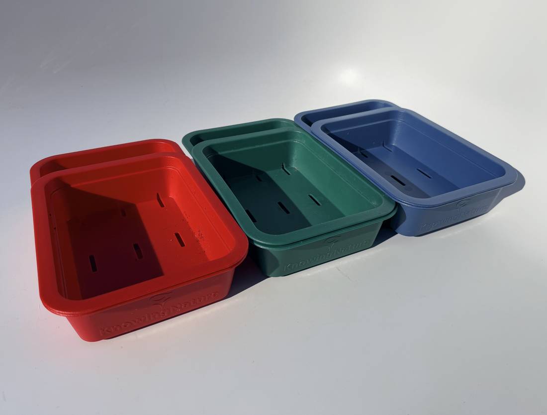 Knowing Nature Windowsill Self-Watering Microgreens Tray for fresh microgreens, ideal for indoor gardening and gift-giving.