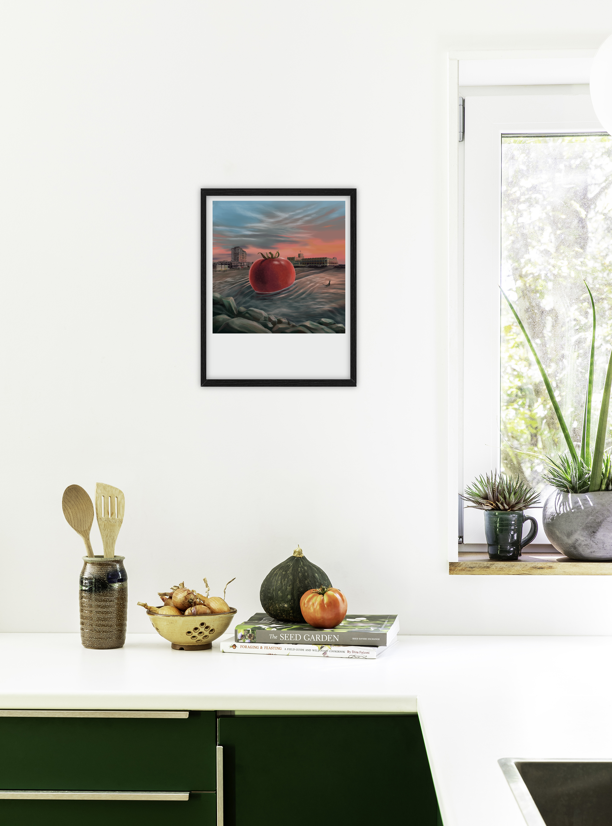 Jersey Breeze Tomato Art Print ~Signed~