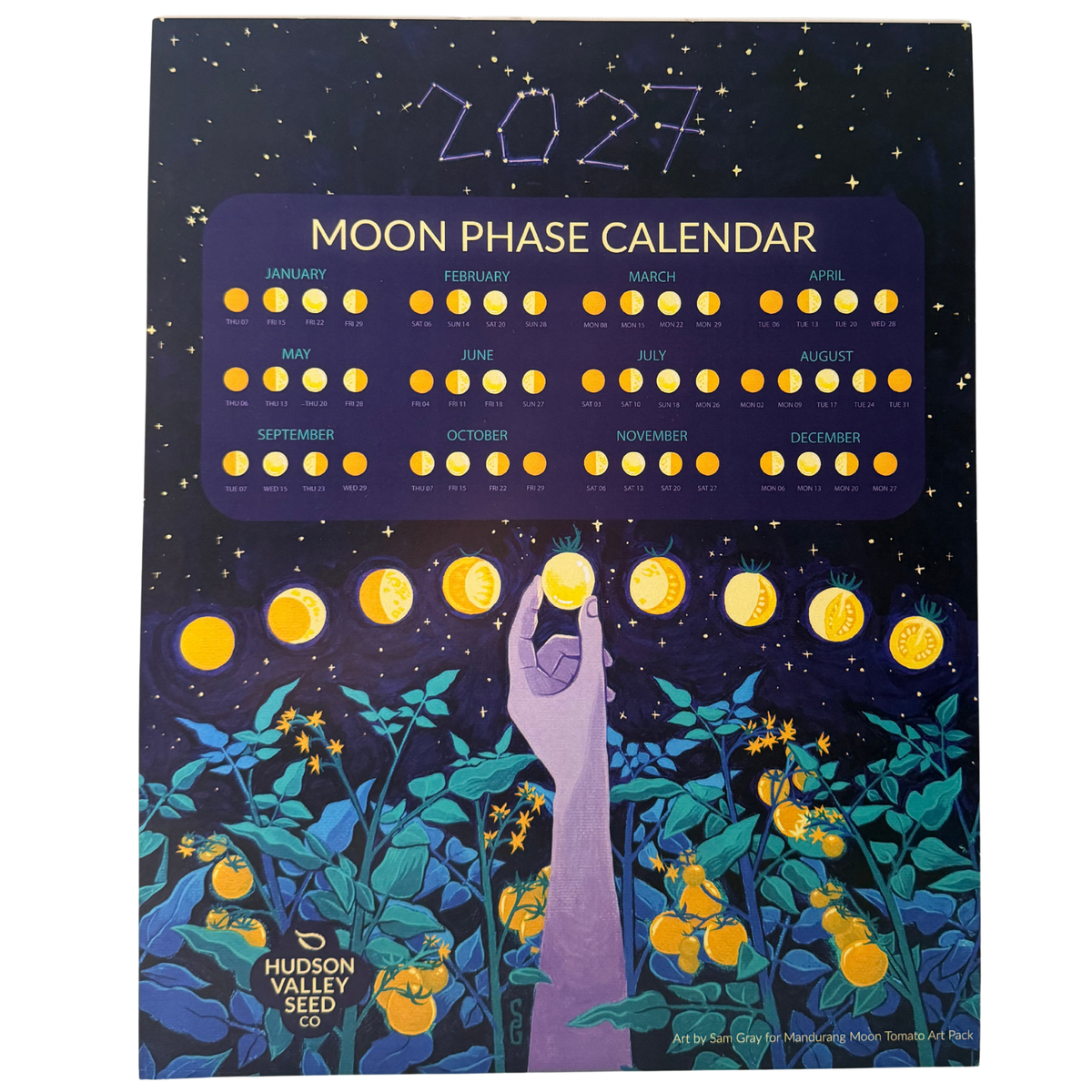 2027 Moon Phase Calendar