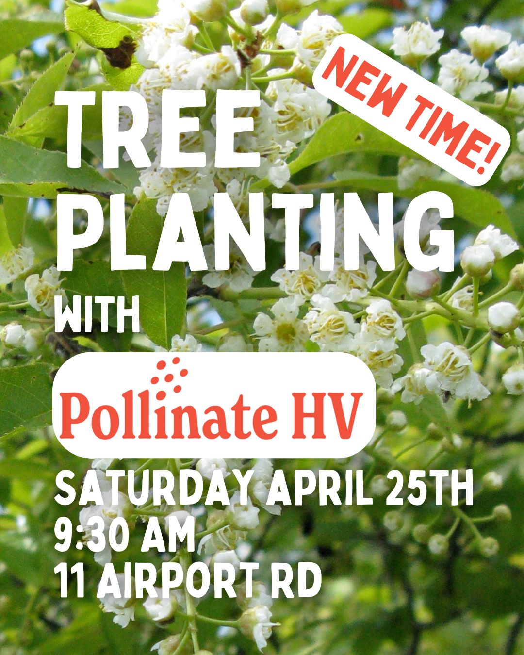 Tree Planting with Pollinate HV - 4/25/26 - 9:30 am