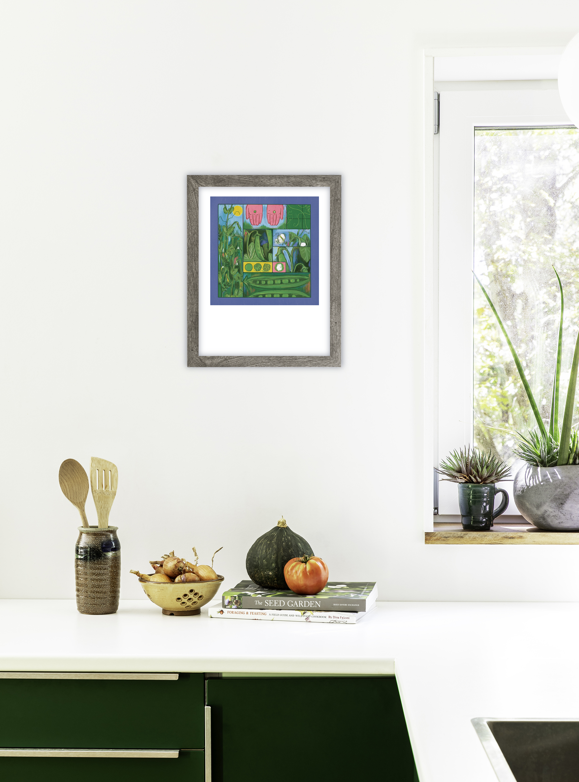 Sugar Snap Pea Art Print ~Signed~