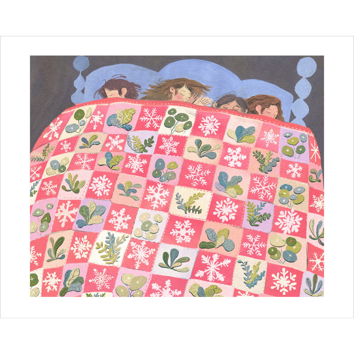 Winter Greens Mix Art Print ~Signed~