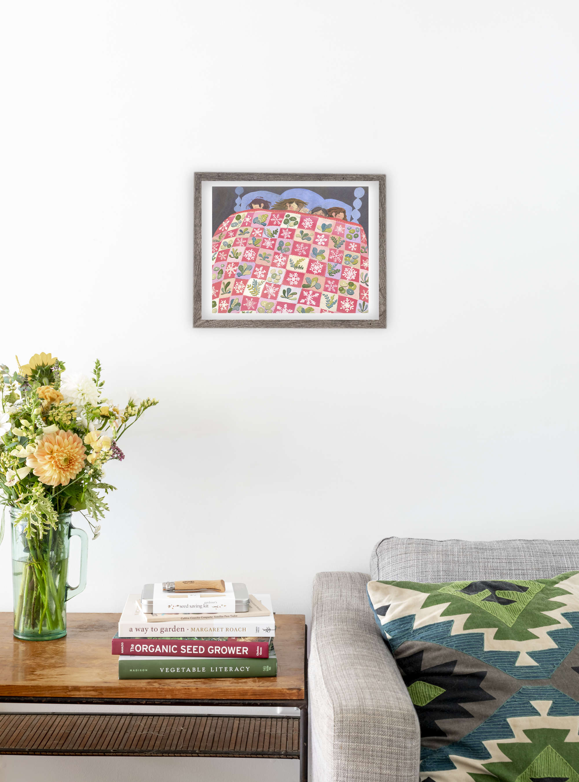 Winter Greens Mix Art Print ~Signed~