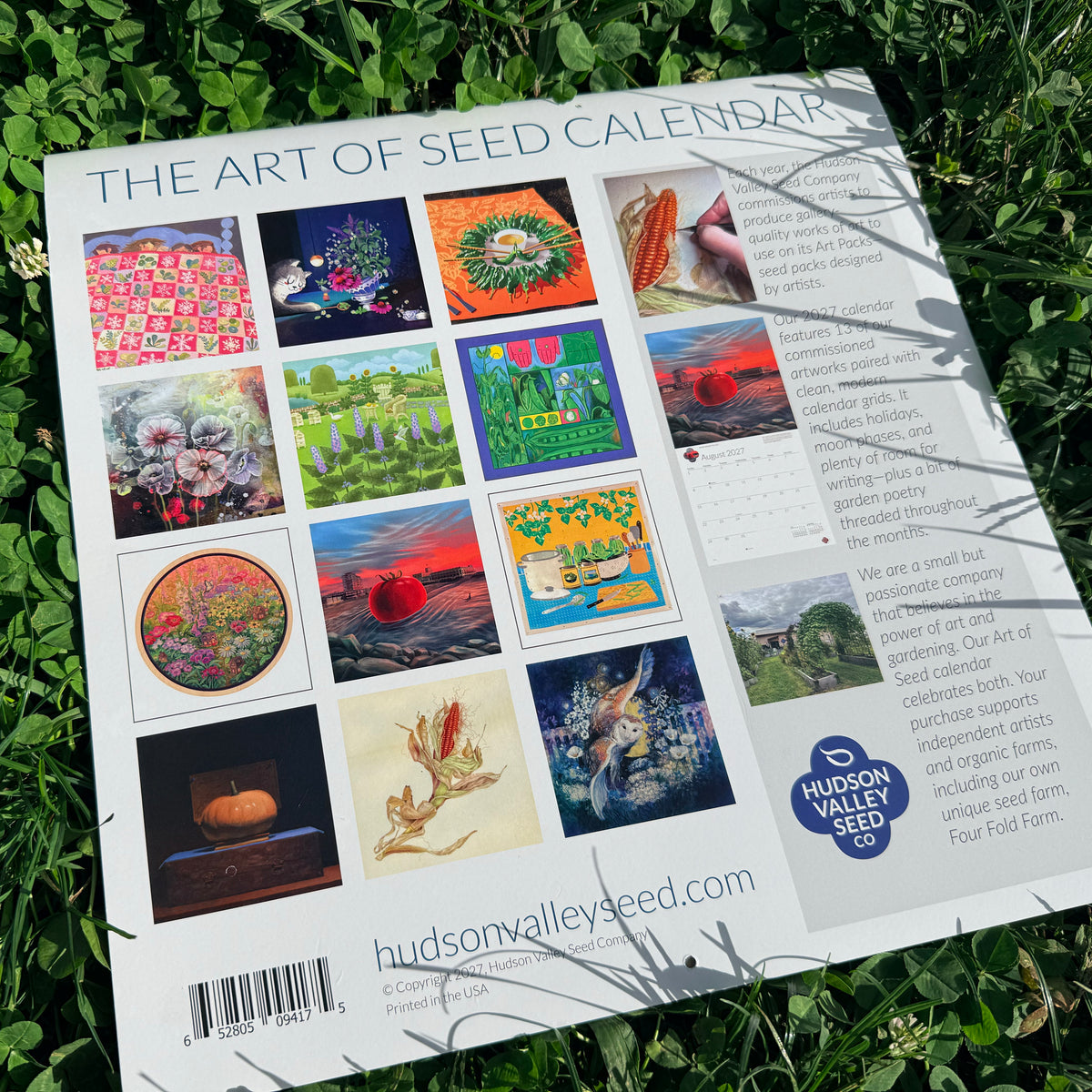 2027 Art of Seed Calendar