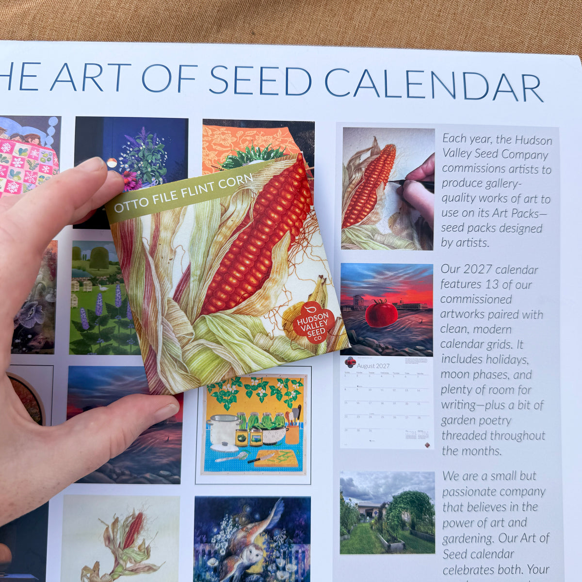 2027 Art of Seed Calendar
