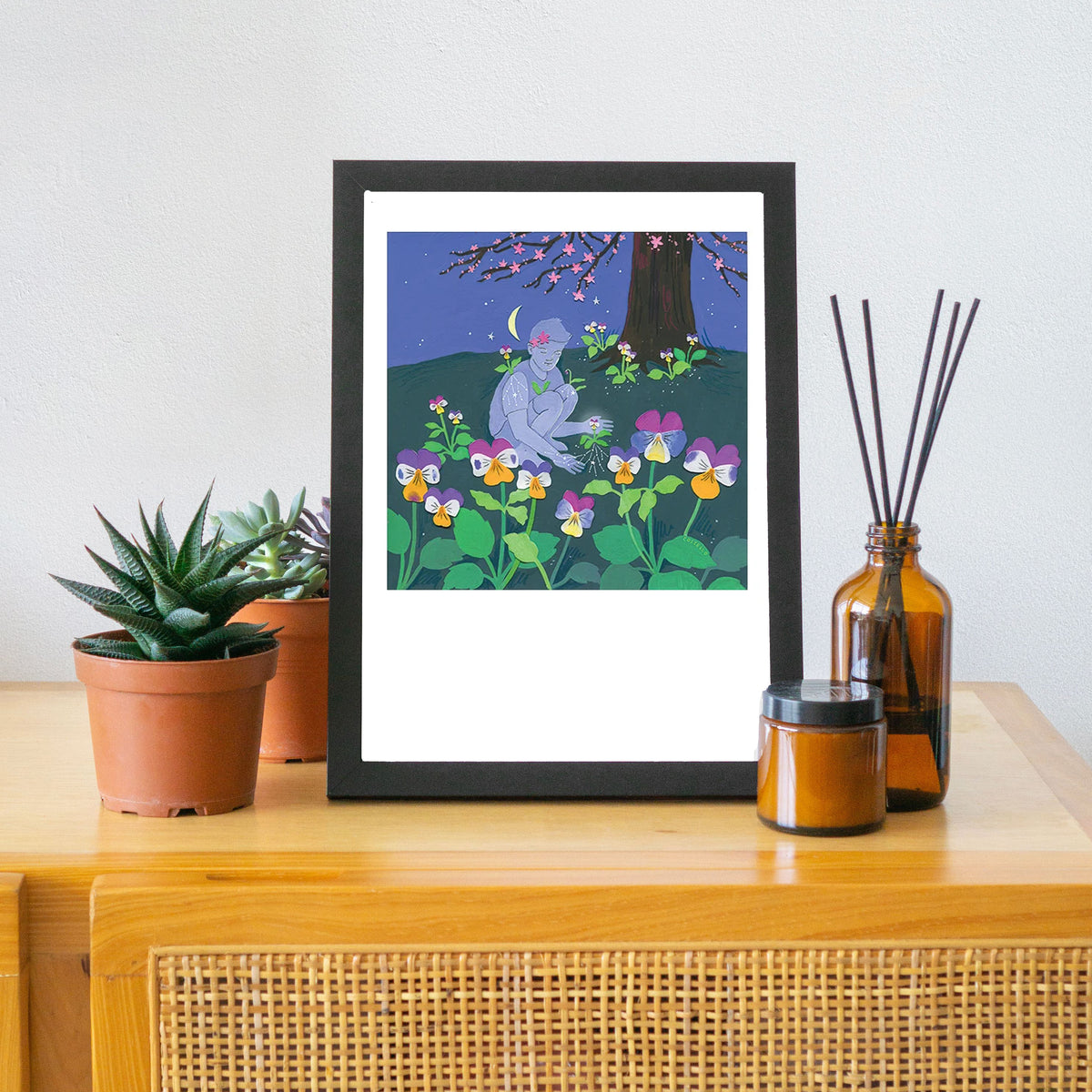 Johnny Jump-Up Fine Art Poster