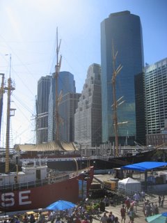 The New Amsterdam Market is at South Street Seaport