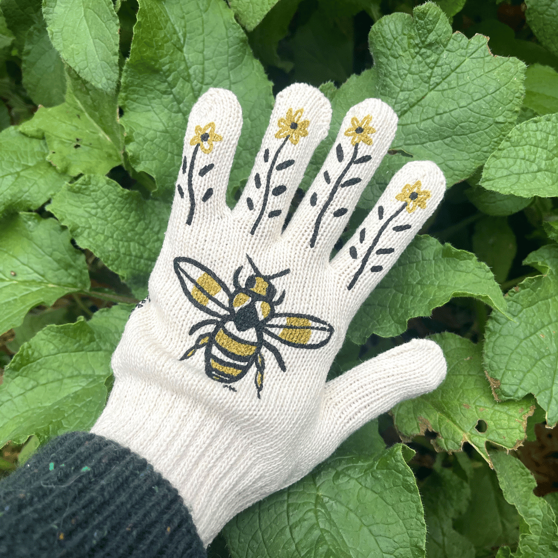 Printed Garden Gloves