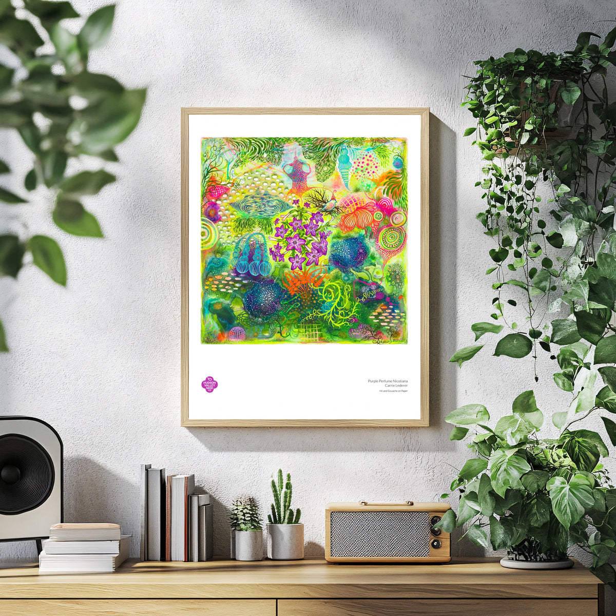Purple Perfume Nicotiana Fine Art Poster