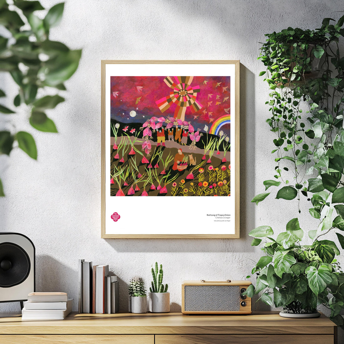 Red Long of Tropea Onion Fine Art Poster
