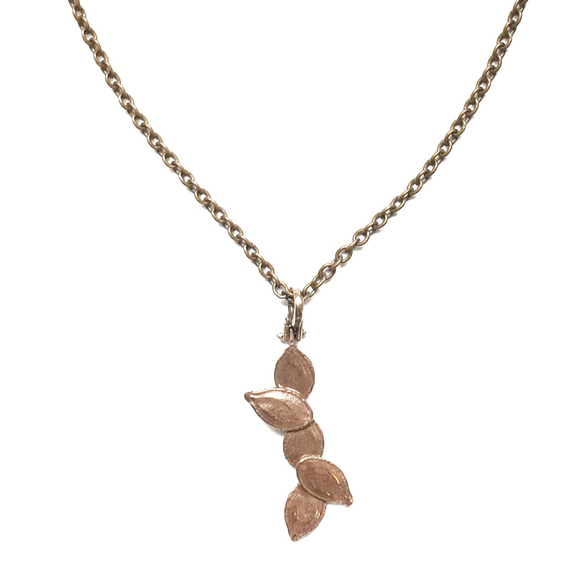 Bronze Seed Pendant Necklace Hudson Valley Seed Company