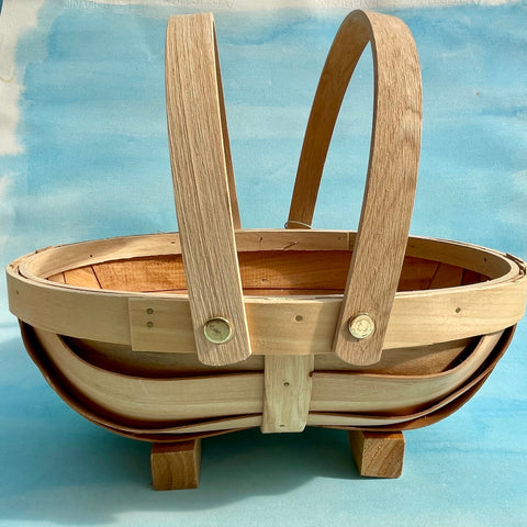 Wooden Garden Trug - Large Gathering Basket