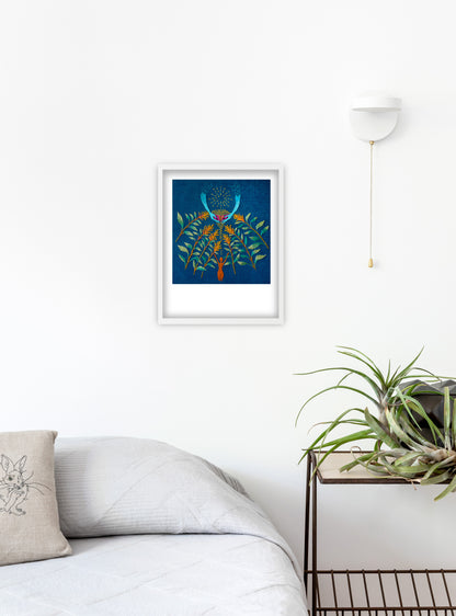 Golden Giant Amaranth Art Print ~Signed~