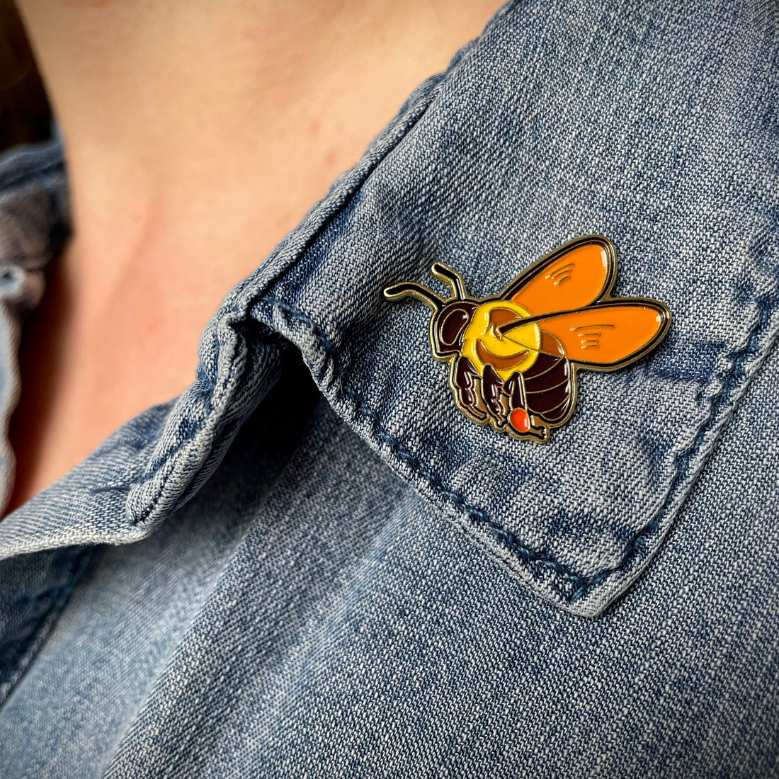 Bee Nectary Bee Enamel Pin