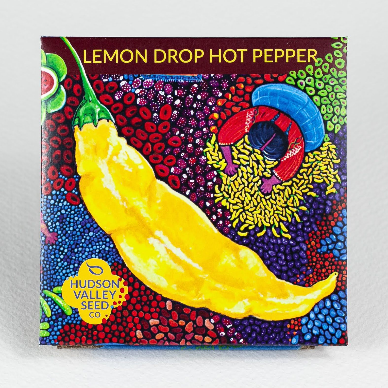 hot pepper plant seeds Lemon Drop Hot Pepper Art Pack Seeds