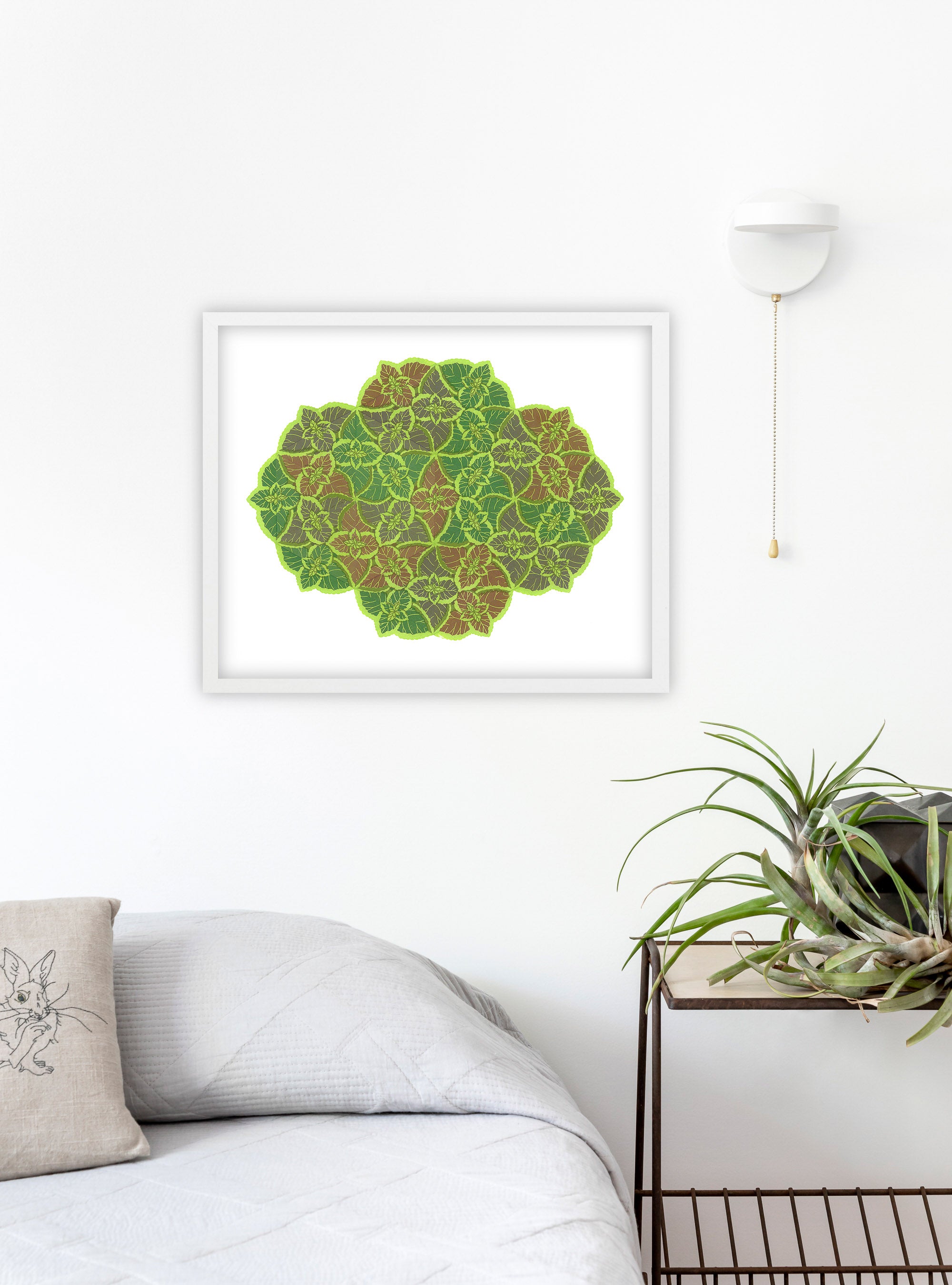 Rainbow Mix Coleus Art Print ~Signed~