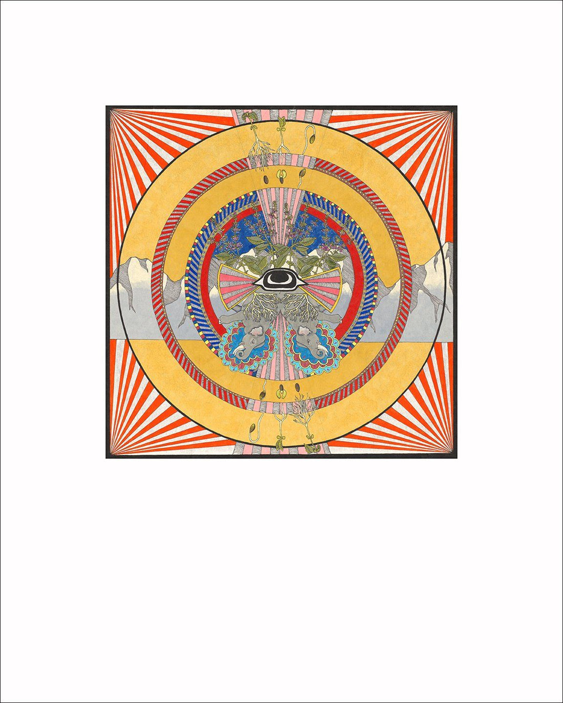 Sacred Basil Fine Art Print vendor-unknown