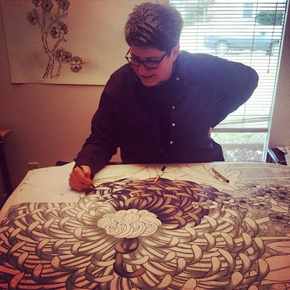 Nancy Blum in her studio.