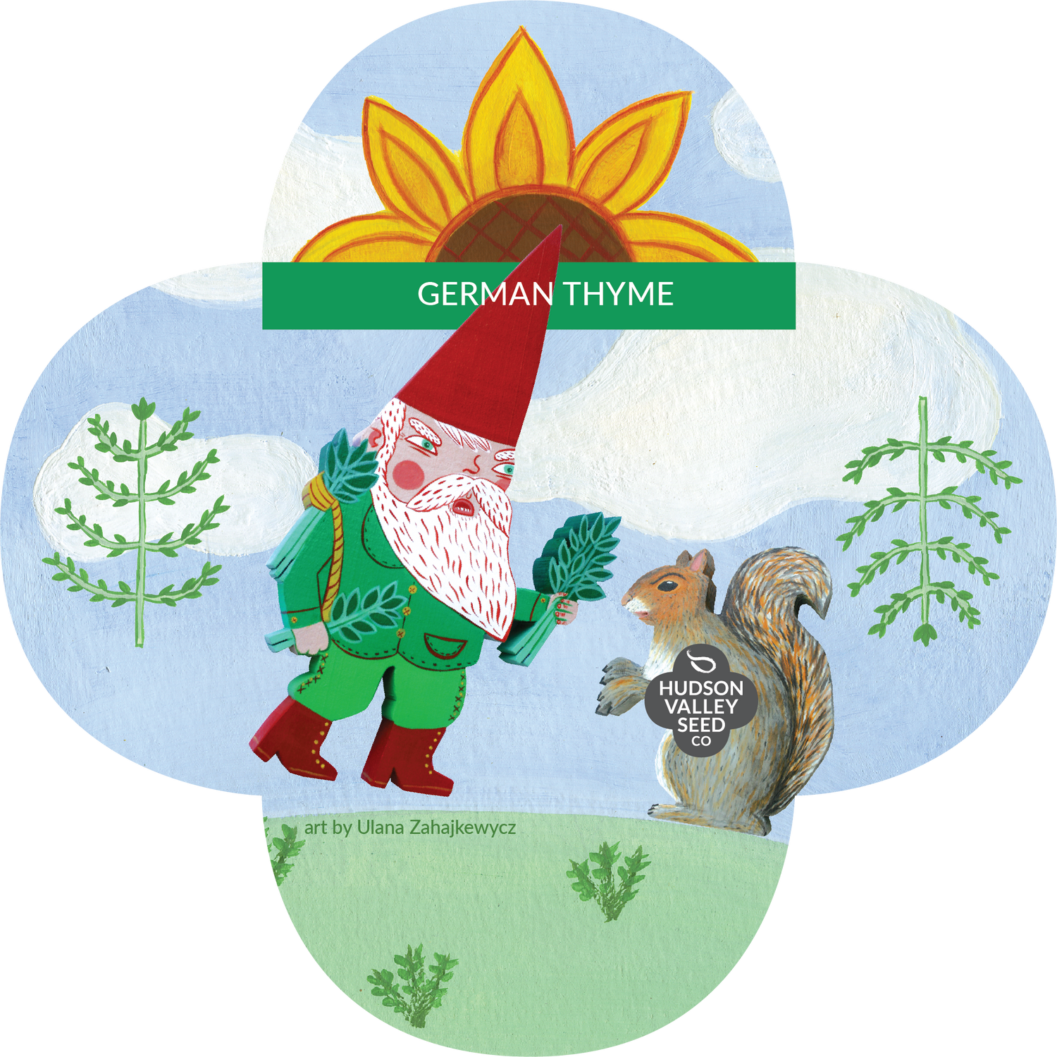 German Thyme Seedlings