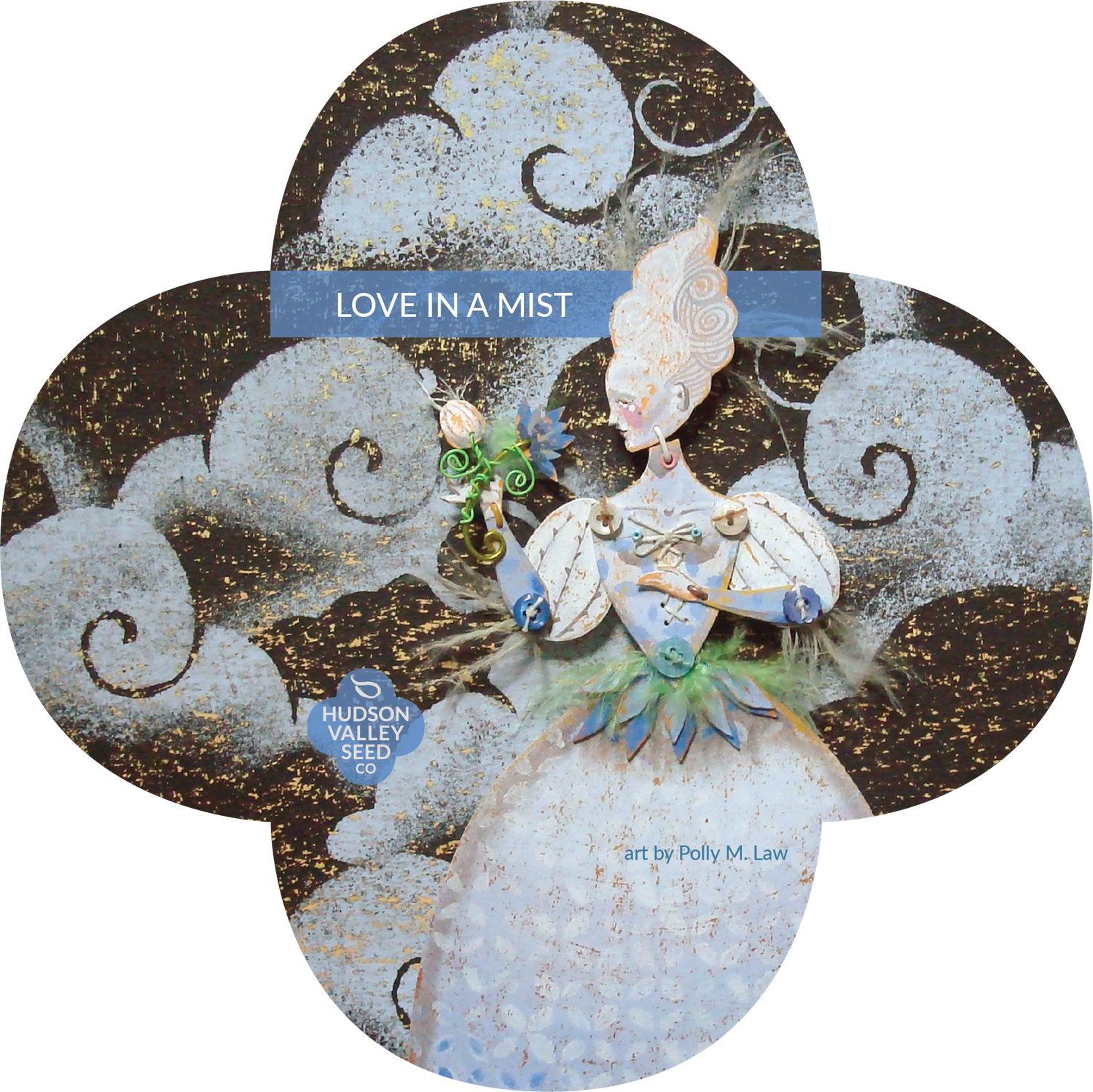 Love in a Mist Quatrefoil