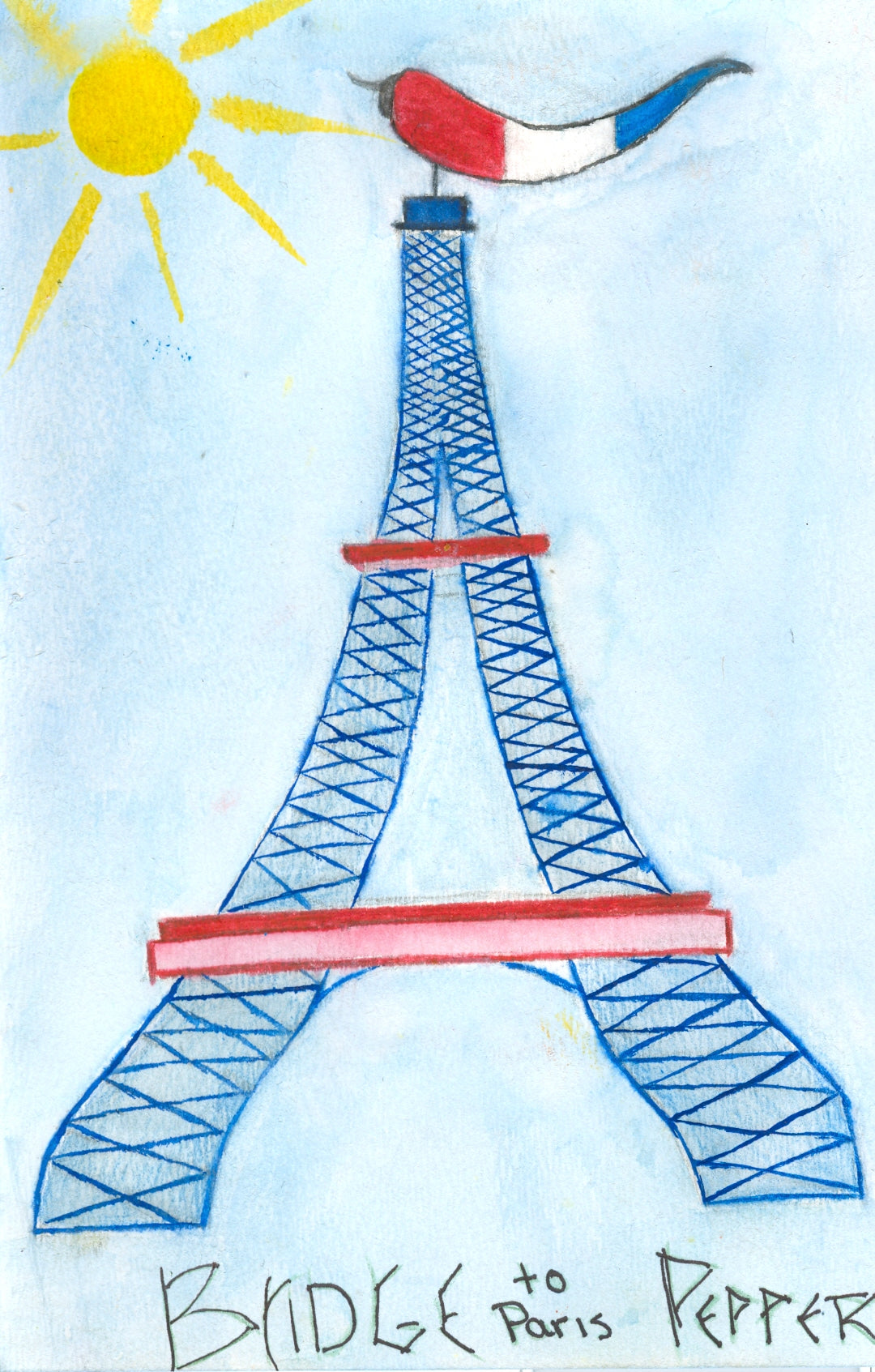 Student artwork by Tiffany.
