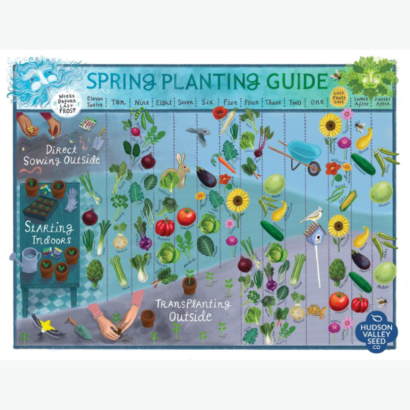Spring Planting Guide Poster